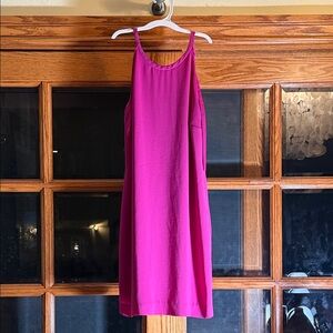 Banana Republic Fuchsia Midi Dress